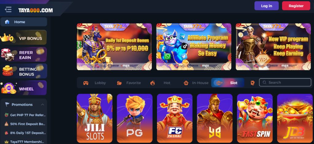 taya777 casino home page
